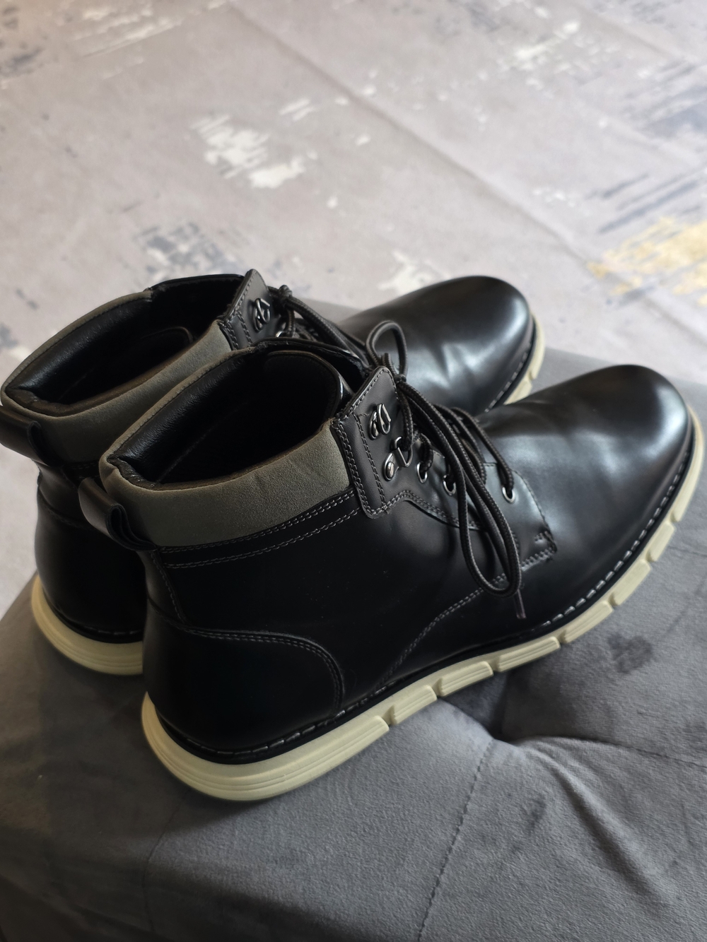 Bruno Marc Mens 12 Black Chukka Boots Dress Casual Lace Up Ankle Boots
